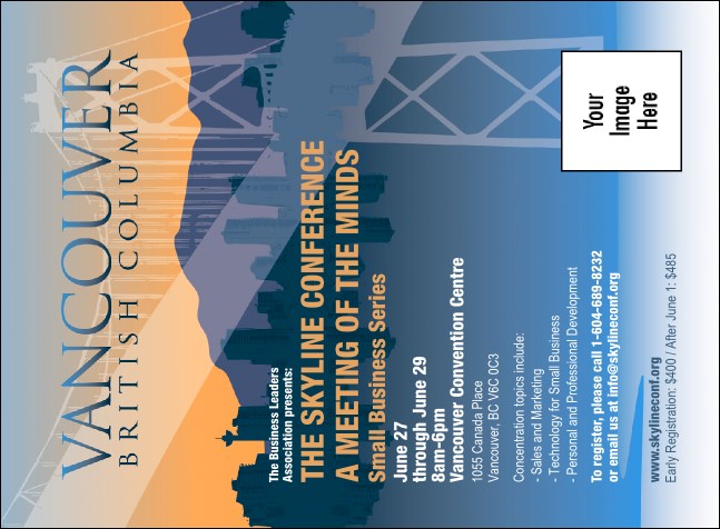 Vancouver BC Invitation Product Front