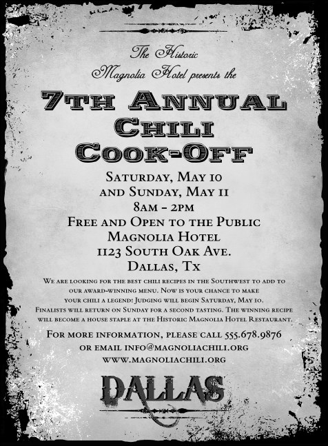 Dallas Invitation (Black and White) Product Front