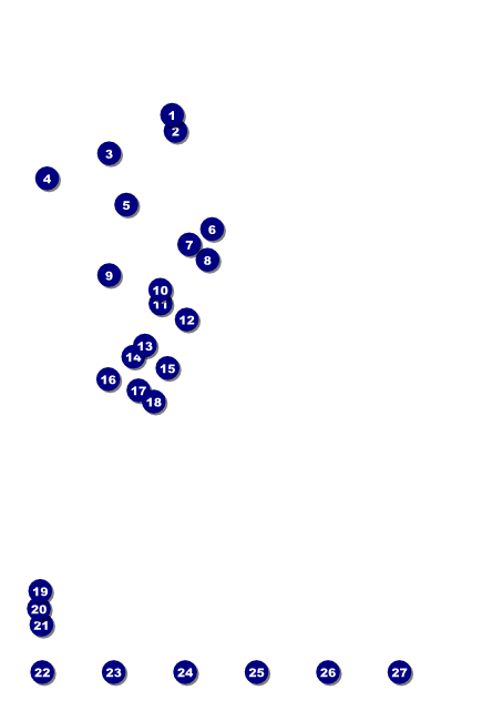 Georgia Poster Front Field Markers