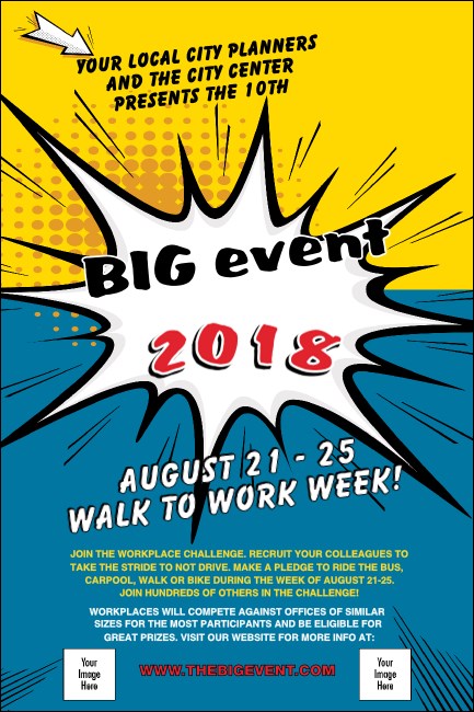 Retro Comic Book Poster Product Front