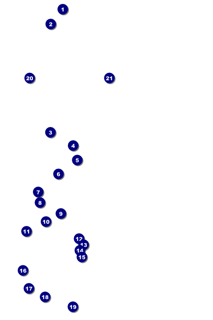 Sports Poster 002 in Maroon and Silver Front Field Markers