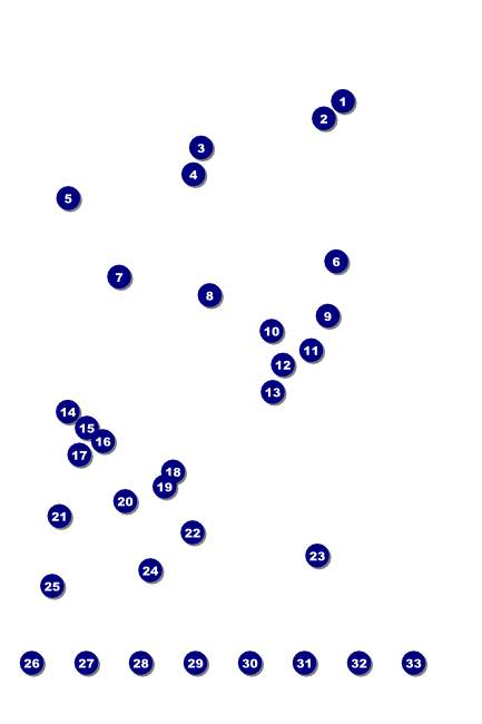 New York Red and Orange Poster 001 Front Field Markers