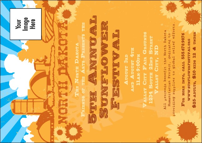 North Dakota Postcard Product Front