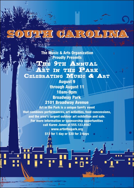 South Carolina Postcard Product Front
