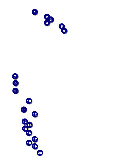 Inland Empire Postcard Front Field Markers