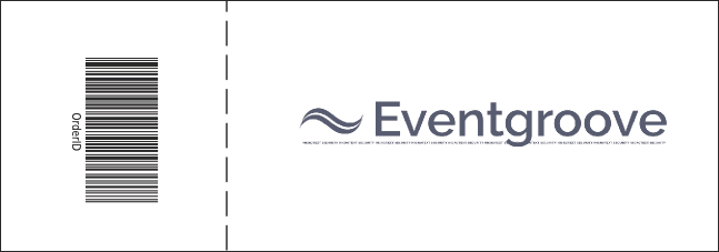 California Raffle Ticket (Gray and Blue) Product Back