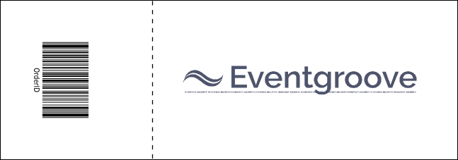 Hockey Badge Blue Raffle Ticket Product Back