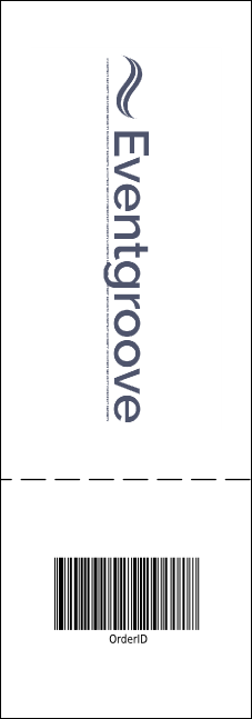 Winter Festival Raffle Ticket Product Back