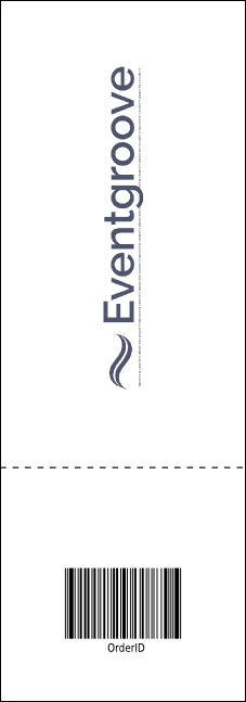 Disco Dance Festival Raffle Ticket Product Back