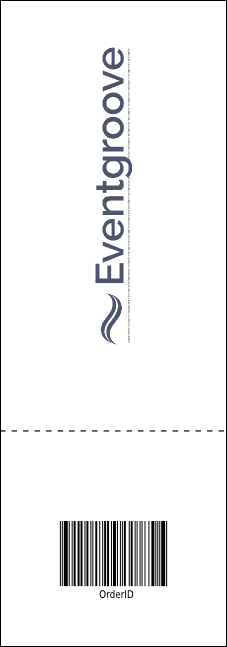 St. Patrick's Day Shamrock Raffle Ticket Product Back