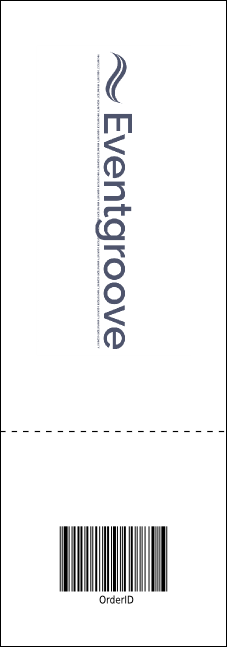 Basketball Court Raffle Ticket Product Back