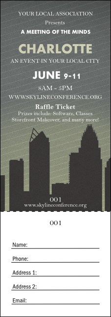 Charlotte Raffle Ticket