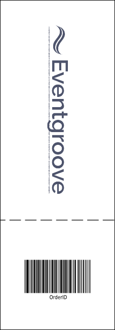 San Diego Raffle Ticket with stub Product Back