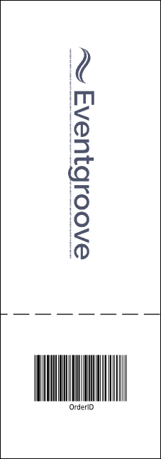 Green Squares Raffle Ticket Product Back