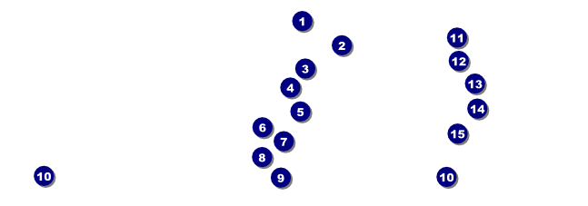 Mardi Gras Confetti Raffle Ticket Front Field Markers