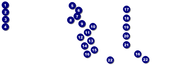 San Antonio Raffle Ticket (Black and white) Front Field Markers