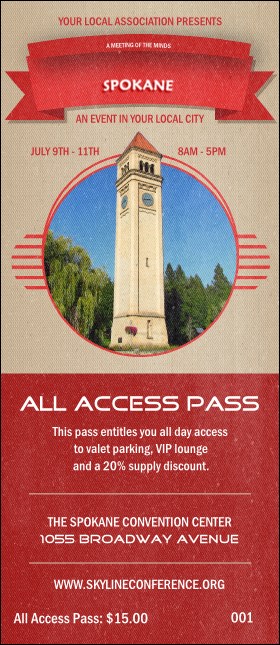 Spokane VIP Pass Product Front
