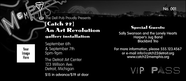 Memphis BW VIP Pass Product Front