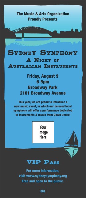 Sydney VIP Pass (Blue) Product Front