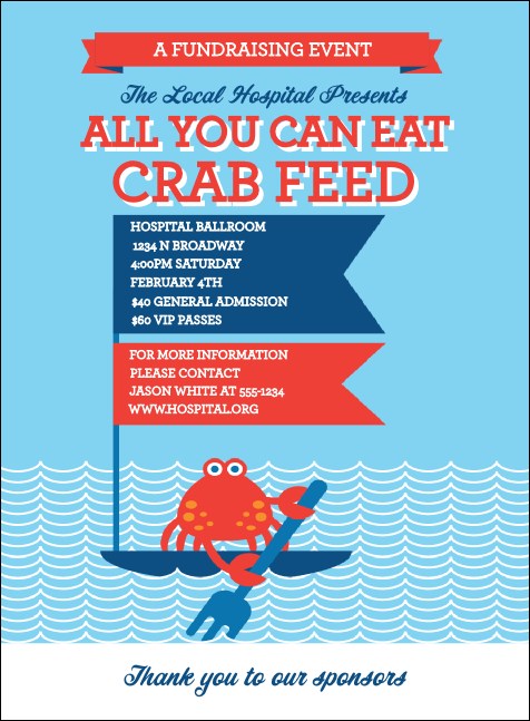 Crab Feed Invitation Product Front