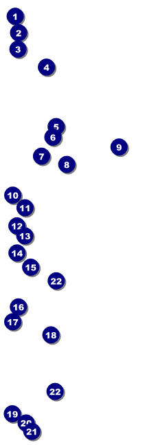 Gun Show Event Ticket Front Field Markers