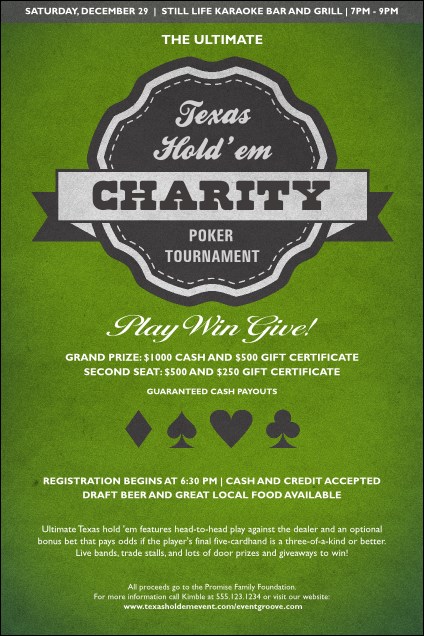 Texas Hold 'Em Poster Product Front