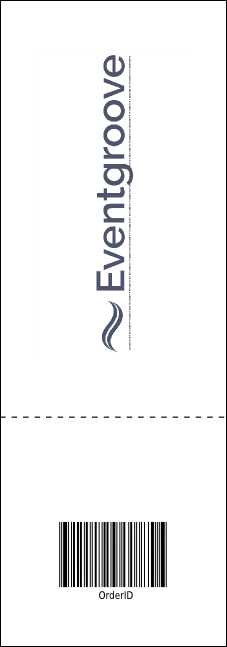 Goth Rave Raffle Ticket Product Back