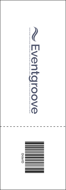 Indian Music Raffle Ticket Product Back