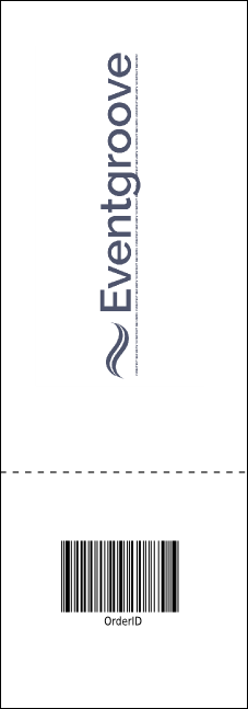 Christmas Carol Raffle Ticket Product Back