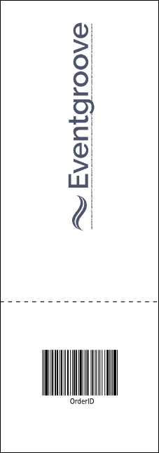 Alice in Wonderland Raffle Ticket Product Back