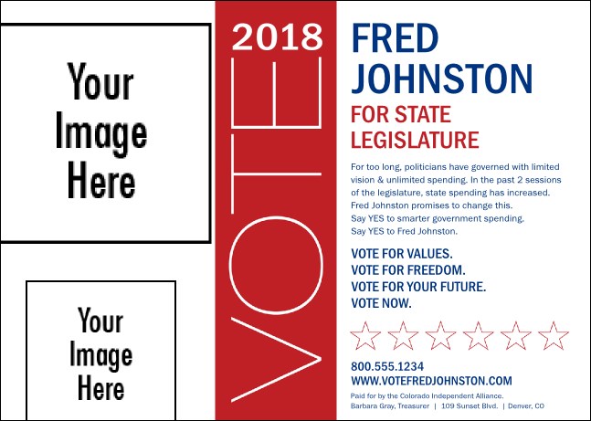 Modern Vote Club Flyer Product Front