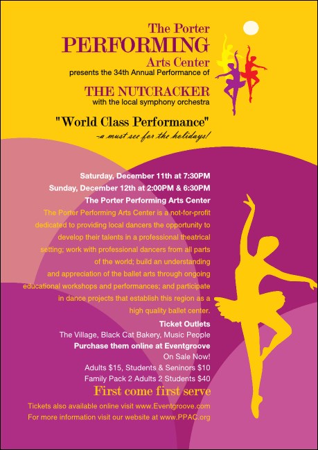 Dance Circles Club Flyer Product Front