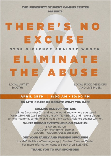 White Ribbon Club Flyer