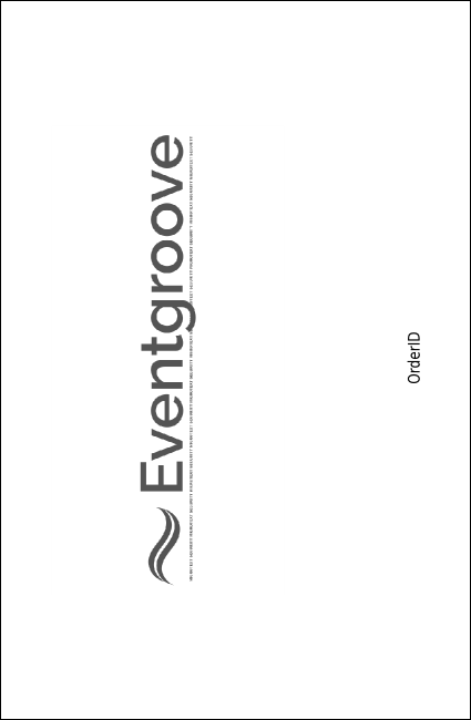 Galaxy Hip Hop Black and White Drink Ticket Product Back