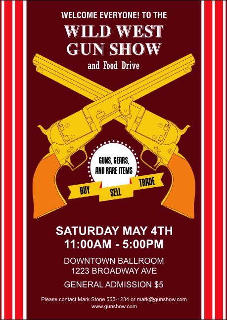 Gun Show Club Flyer